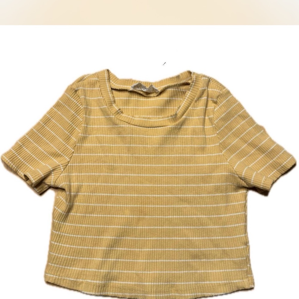 Striped Yellow Women's Top
